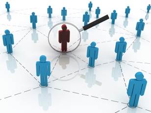 Volunteers in a grid